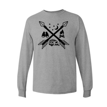Camping Arrow Long Sleeve Tee