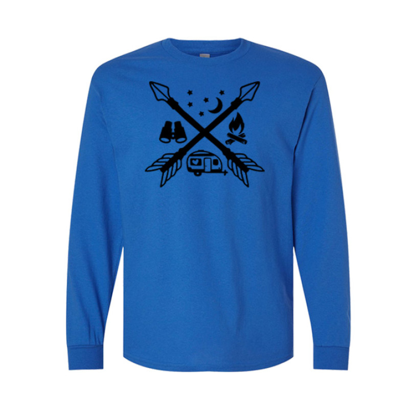 Camping Arrow Long Sleeve Tee