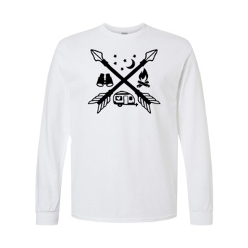 Camping Arrow Long Sleeve Tee
