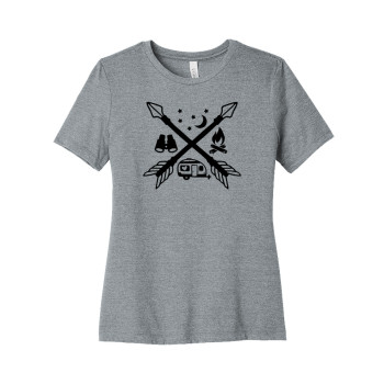 Camping Arrow Women's Cut Tee