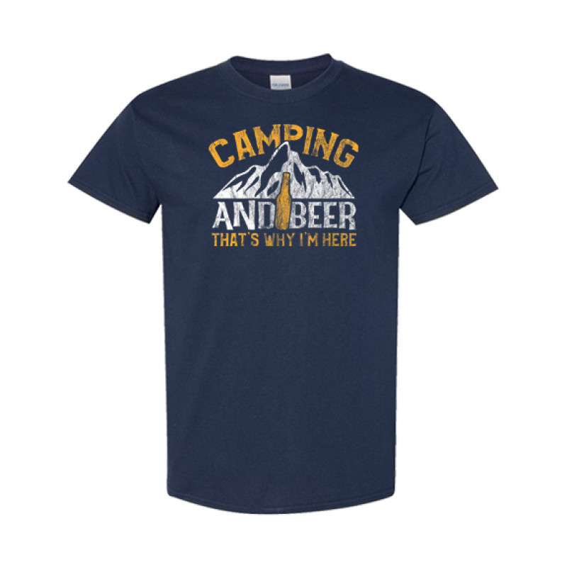 Camping and Beer Classic Fit Tee