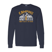 Camping and Beer Long Sleeve Tee