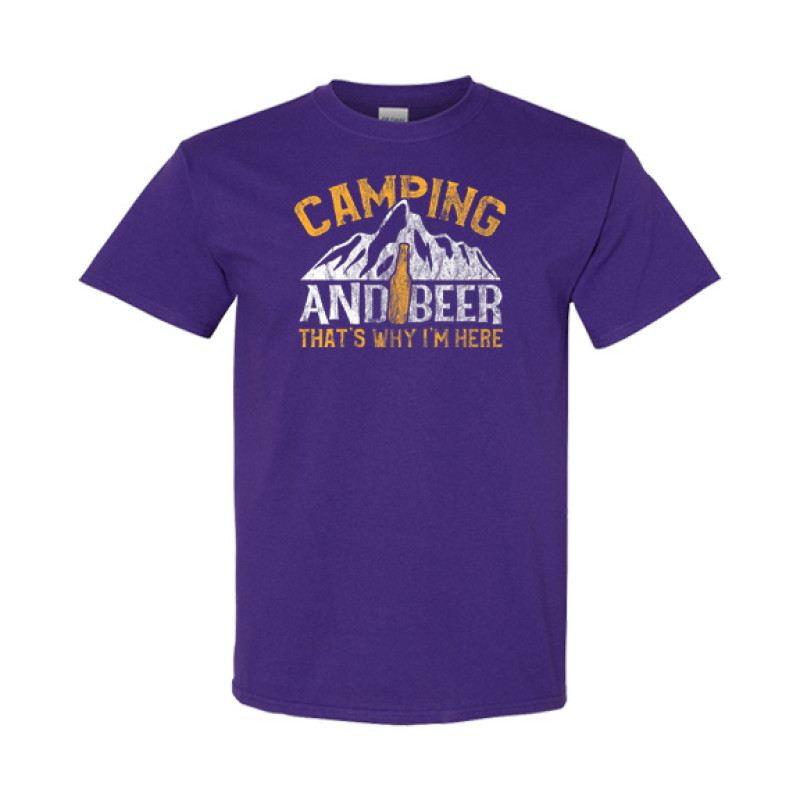 Camping and Beer Classic Fit Tee