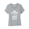 Camping is my therapy Women's V-Neck Tee Camping is my therapy Women's V-Neck Tee