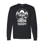 Camping is My Therapy Long Sleeve Tee