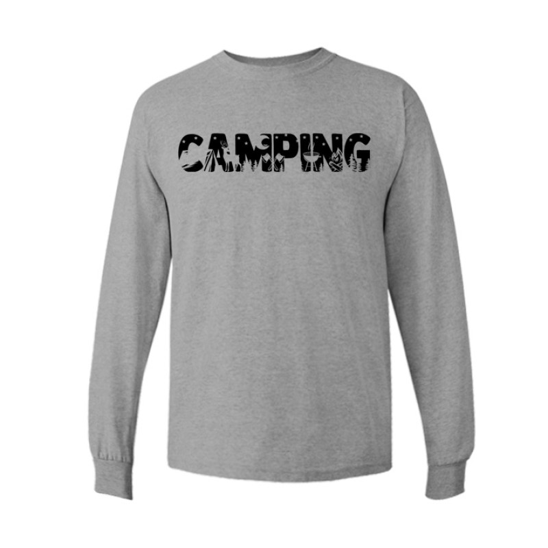 Camping Long Sleeve Tee