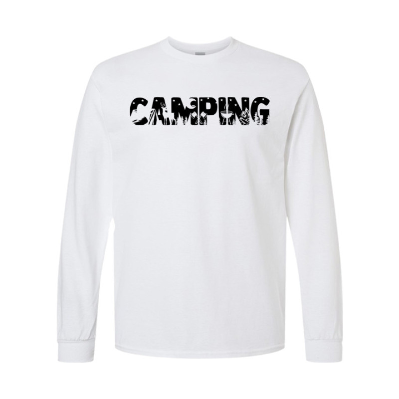 Camping Long Sleeve Tee