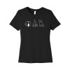 Coffee Campfire Dogs Women's Cut Tee