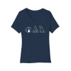 Coffee Campfire Dogs Women's V-Neck Tee Coffee Campfire Dogs Women's V-Neck Tee