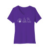 Coffee Campfire Dogs Women's V-Neck Tee Coffee Campfire Dogs Women's V-Neck Tee