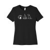 Coffee Campfire Dogs Women's Cut Tee