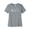 Coffee Campfire Dogs Women's Cut Tee