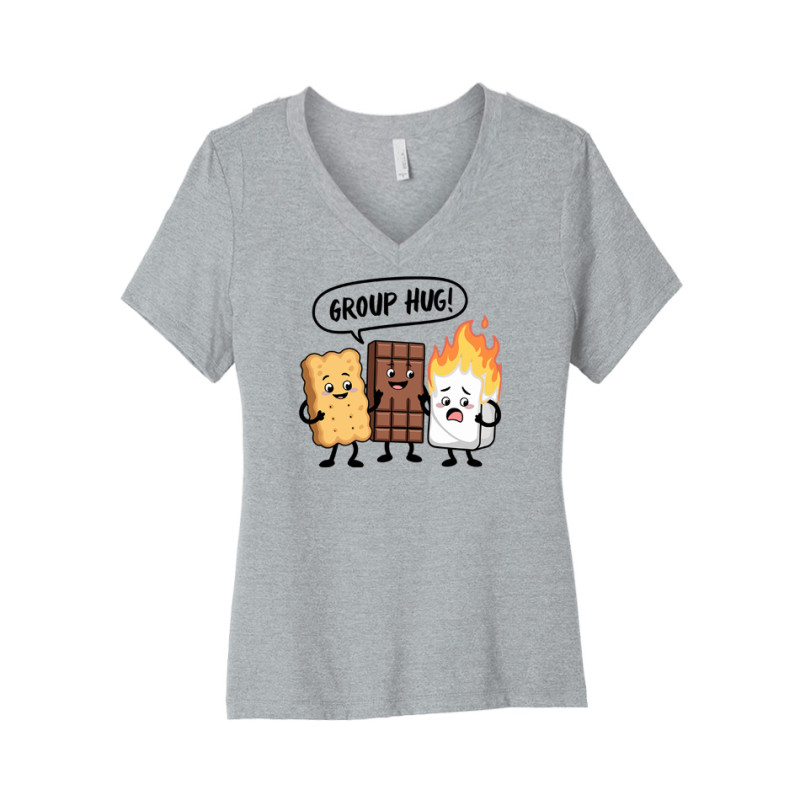 Group Hug Women's V-Neck Tee Group Hug Women's V-Neck Tee