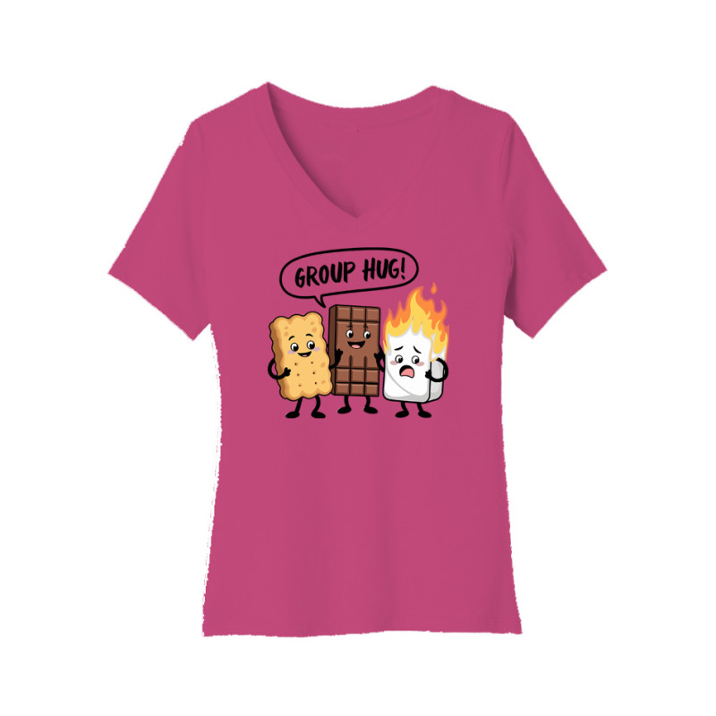 Group Hug Women's V-Neck Tee Group Hug Women's V-Neck Tee