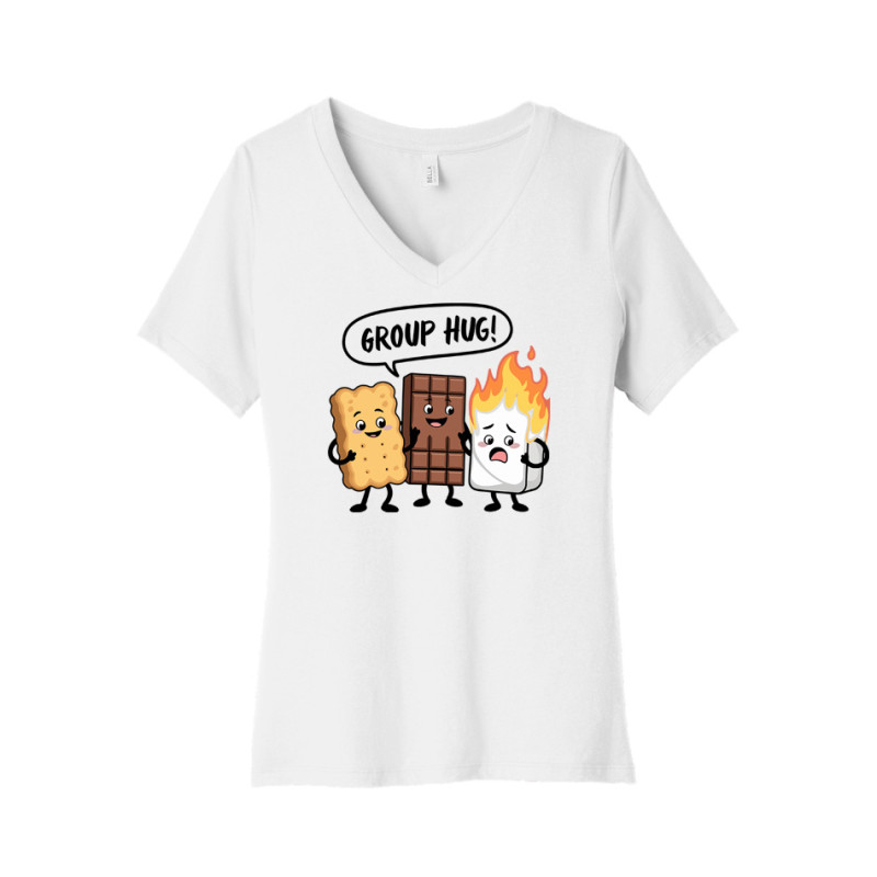 Group Hug Women's V-Neck Tee Group Hug Women's V-Neck Tee