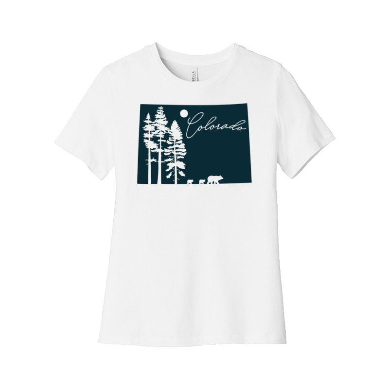 Colorado Bears and Pine Trees Women's Tee Colorado Bears and Pine Trees Women's Tee