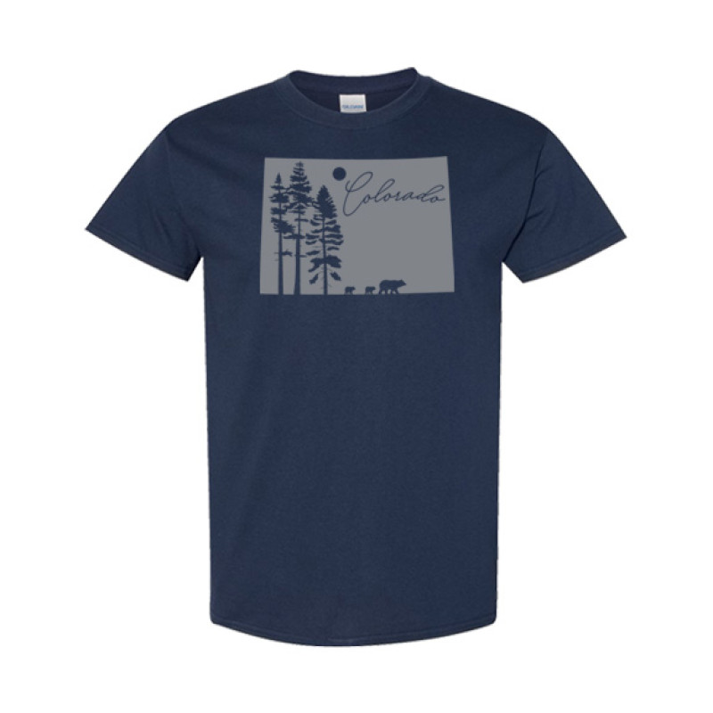 Colorado Bears and Pine Trees Classic Fit Tee Colorado Bears and Pine Trees Classic Fit Tee