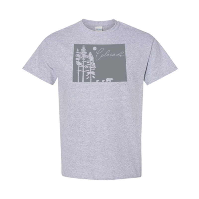 Colorado Bears and Pine Trees Classic Fit Tee Colorado Bears and Pine Trees Classic Fit Tee