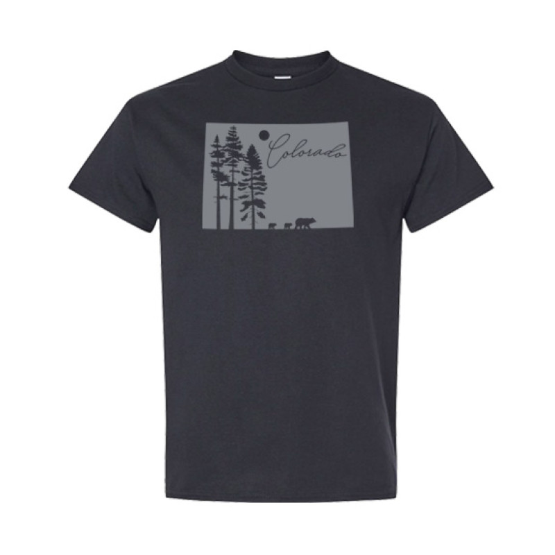 Colorado Bears and Pine Trees Classic Fit Tee Colorado Bears and Pine Trees Classic Fit Tee