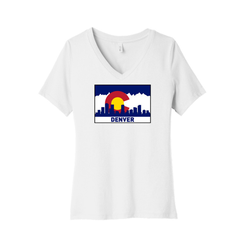 Denver Women's V-Neck Tee Denver Women's V-Neck Tee