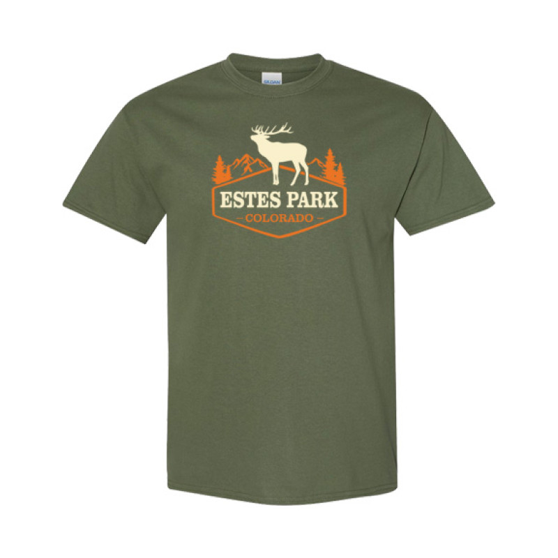 Estes Park Elk Classic Fit Tee