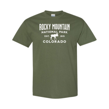 Rocky Mountain National Park Moose Classic Fit Tee