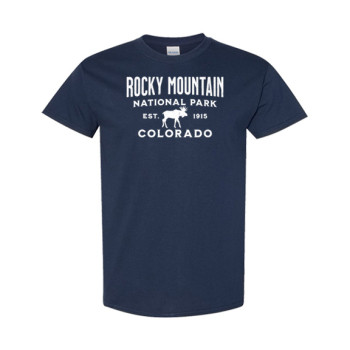 Rocky Mountain National Park Moose Classic Fit Tee