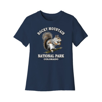 Rocky Mountain National Park Squirrel Women's Tee