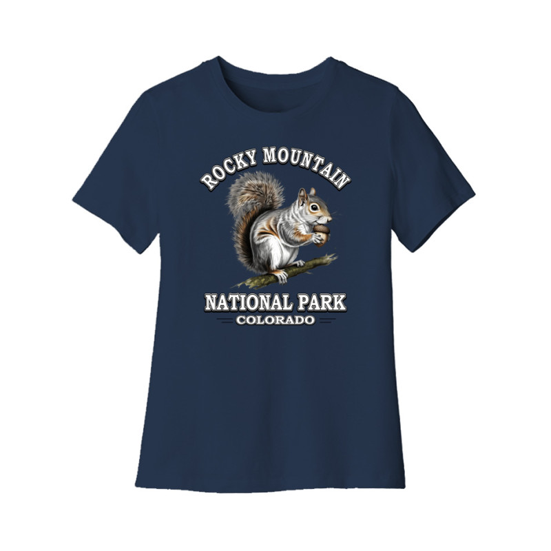 Rocky Mountain National Park Squirrel Women's Tee