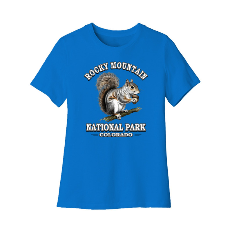 Rocky Mountain National Park Squirrel Women's Tee