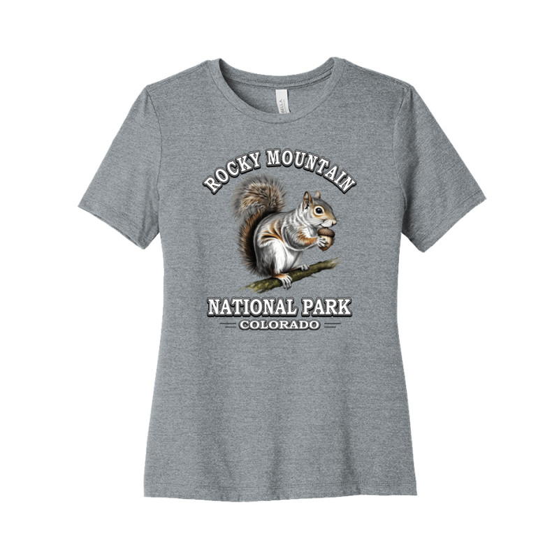 Rocky Mountain National Park Squirrel Women's Tee