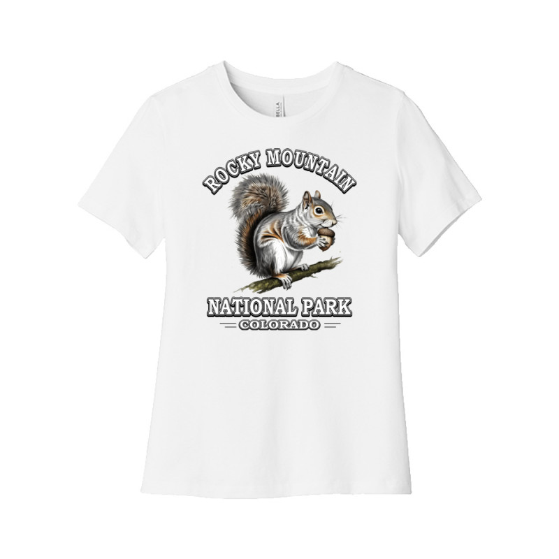 Rocky Mountain National Park Squirrel Women's Tee