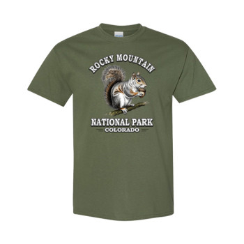 Rocky Mountain National Park Squirrel Classic Fit Tee