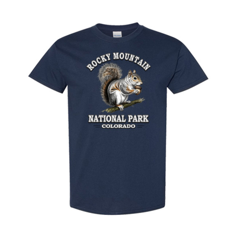 Rocky Mountain National Park Squirrel Classic Fit Tee