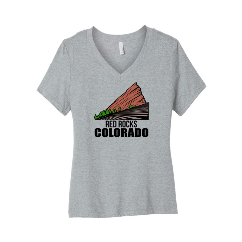 Red Rocks Women's V-Neck Tee Red Rocks Women's V-Neck Tee