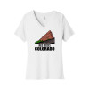 Red Rocks Women's V-Neck Tee