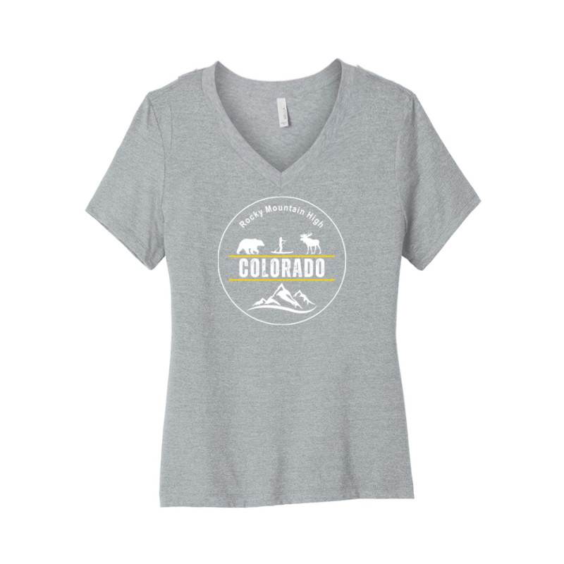 Rocky Mountain High Women's V-Neck Tee Rocky Mountain High Women's V-Neck Tee