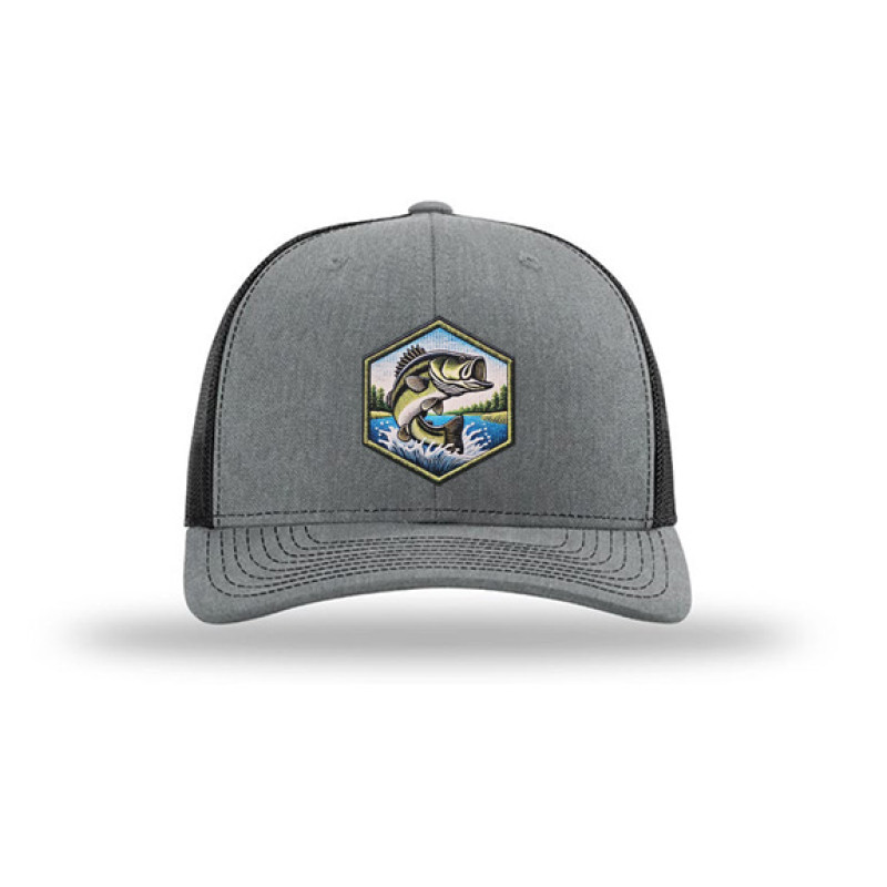 Bass Faux Embroidery Patch