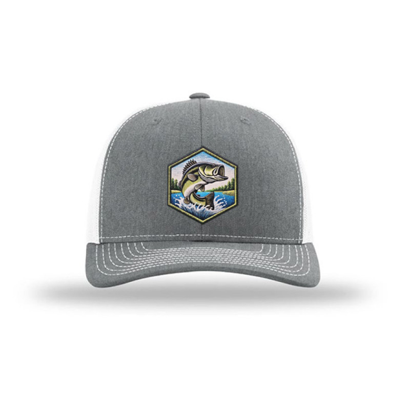 Bass Faux Embroidery Patch