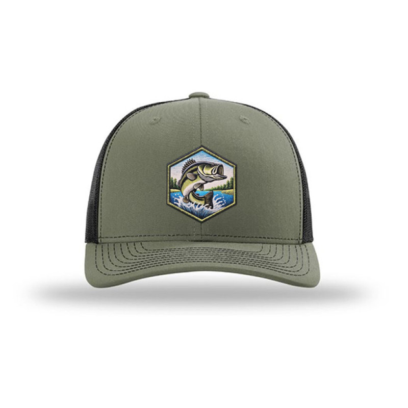 Bass Faux Embroidery Patch