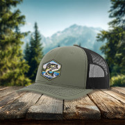 Bass Faux Embroidery Patch