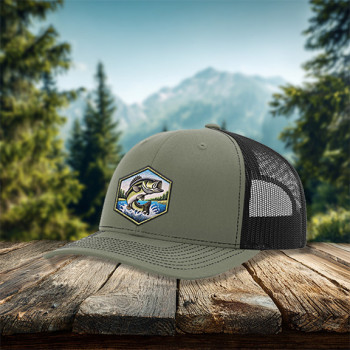 Bass Faux Embroidery Patch