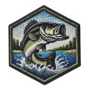 Bass Faux Embroidery Patch