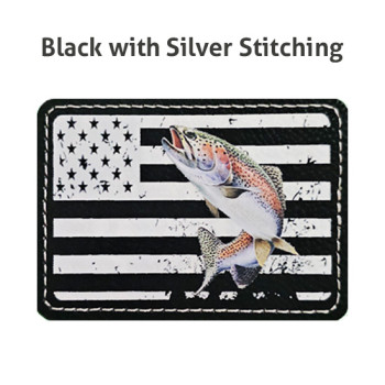 Trout Distressed Flag Fishing Hat