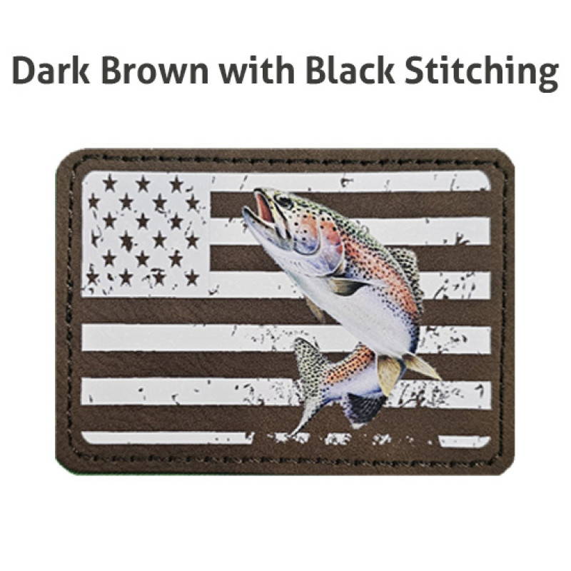Trout Distressed Flag Fishing Hat Trout Distressed Flag Fishing Hat
