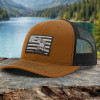 Trout Distressed Flag Fishing Hat