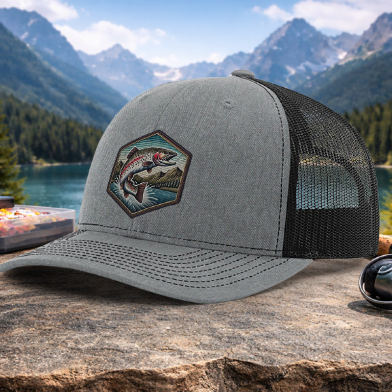 Trout Faux Embroidery Patch