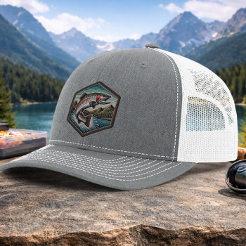 Trout Faux Embroidery Patch