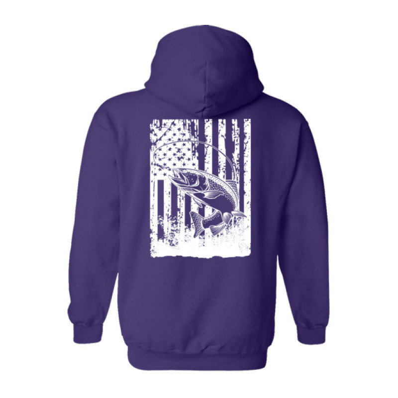 Trout Fishing USA Hoodie Trout Fishing USA Hoodie