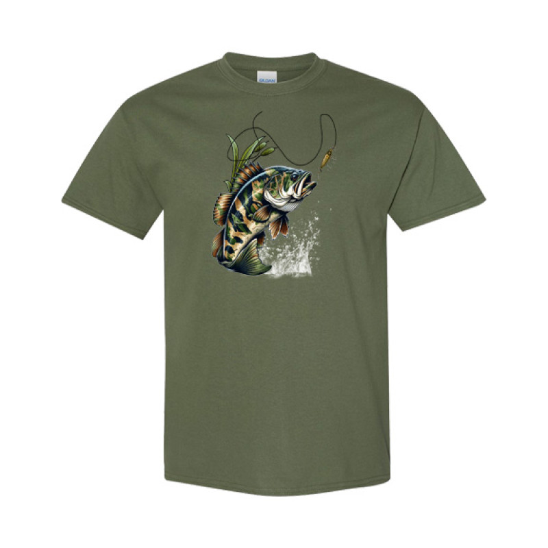 Camo Bass Classic Fit Tee